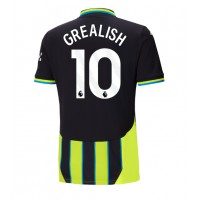 Manchester City Jack Grealish #10 Fußballbekleidung Auswärtstrikot 2024-25 Kurzarm